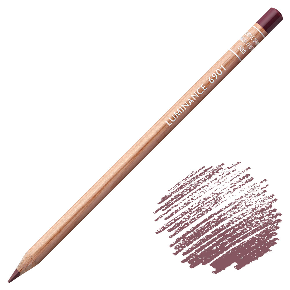 Caran d'Ache Luminance 6901 Colored Pencil 599 Crimson Aubergine