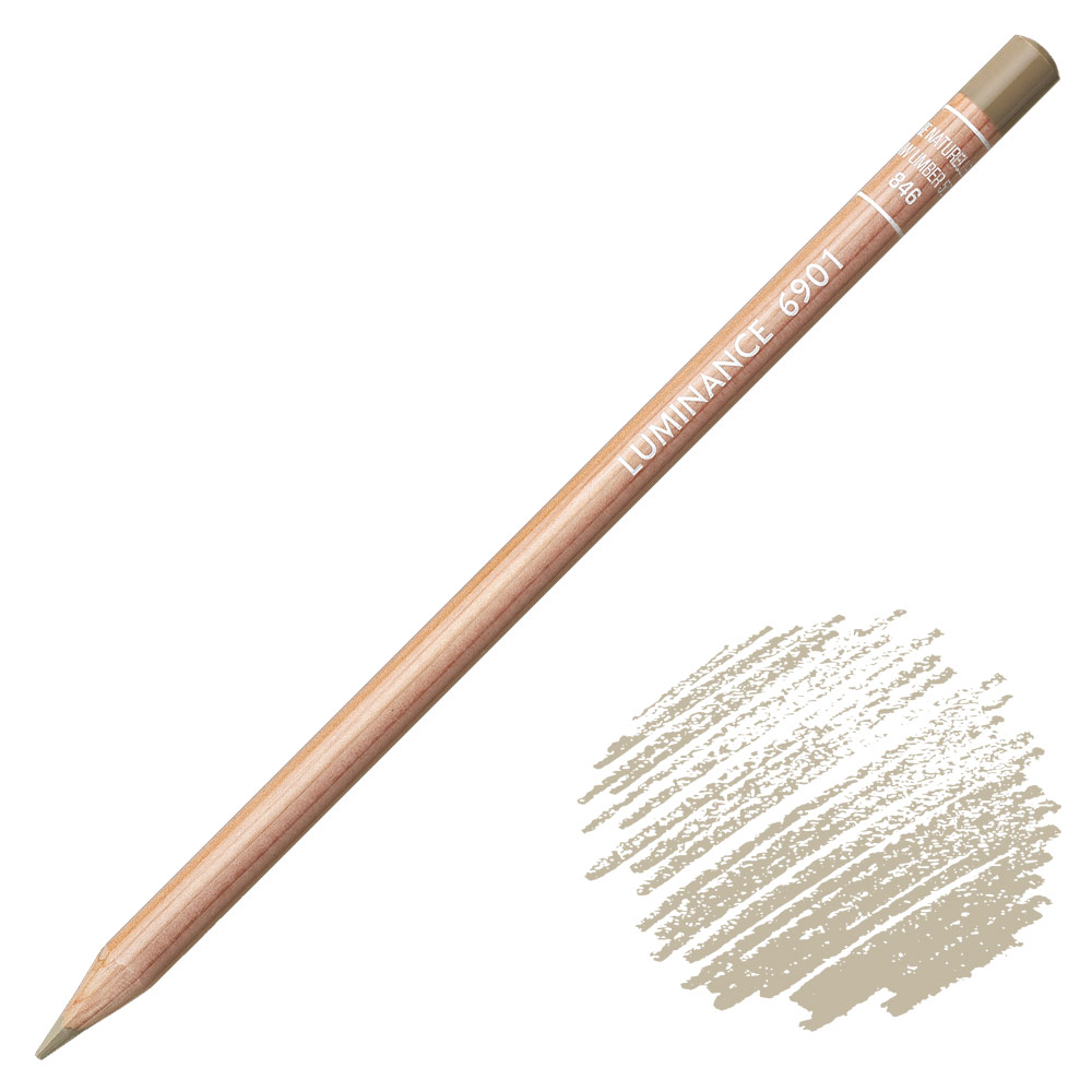 Caran d'Ache Luminance Pencil Raw Umber 50%