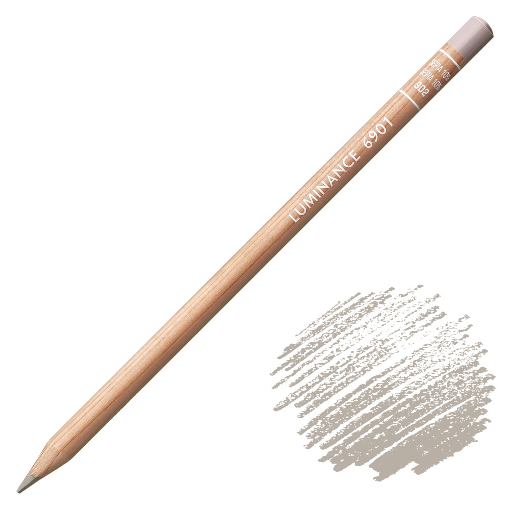Caran d'Ache Luminance 6901 Colored Pencil 902 Sepia 10%