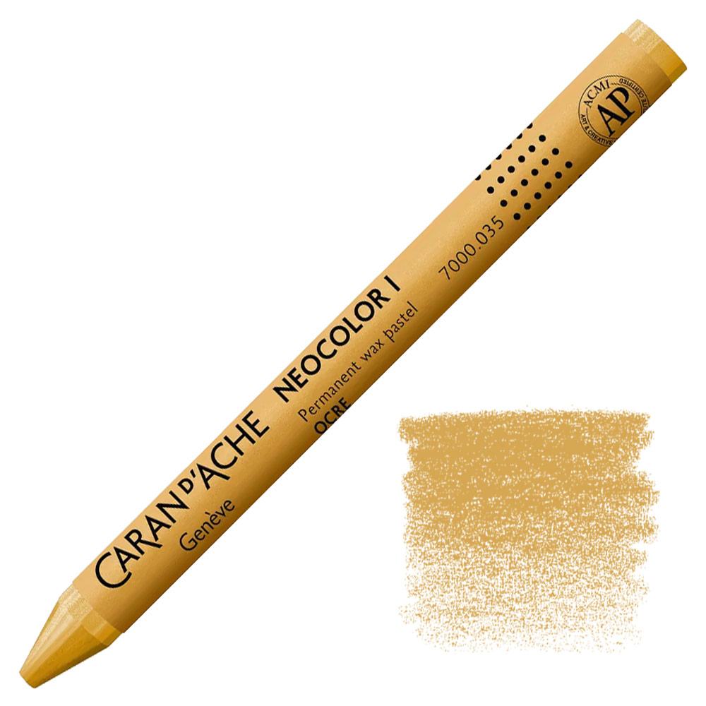 Caran d'Ache Neocolor I Permanent Wax Pastel Ochre