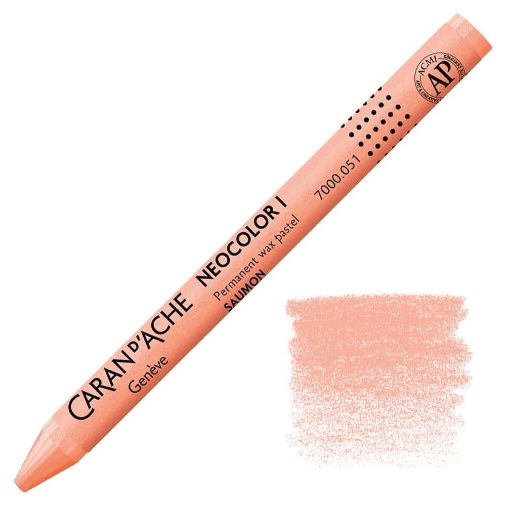 Caran d'Ache Neocolor I Permanent Wax Pastel Salmon