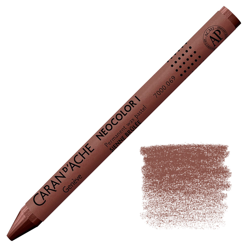 Caran d'Ache Neocolor I Permanent Wax Pastel Burnt Sienna
