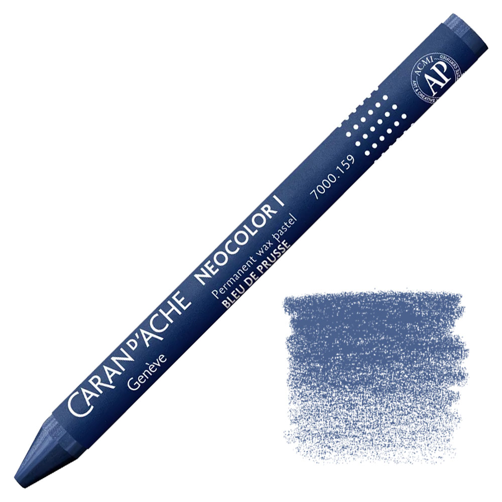 Caran d'Ache Neocolor I Permanent Wax Pastel Prussian Blue