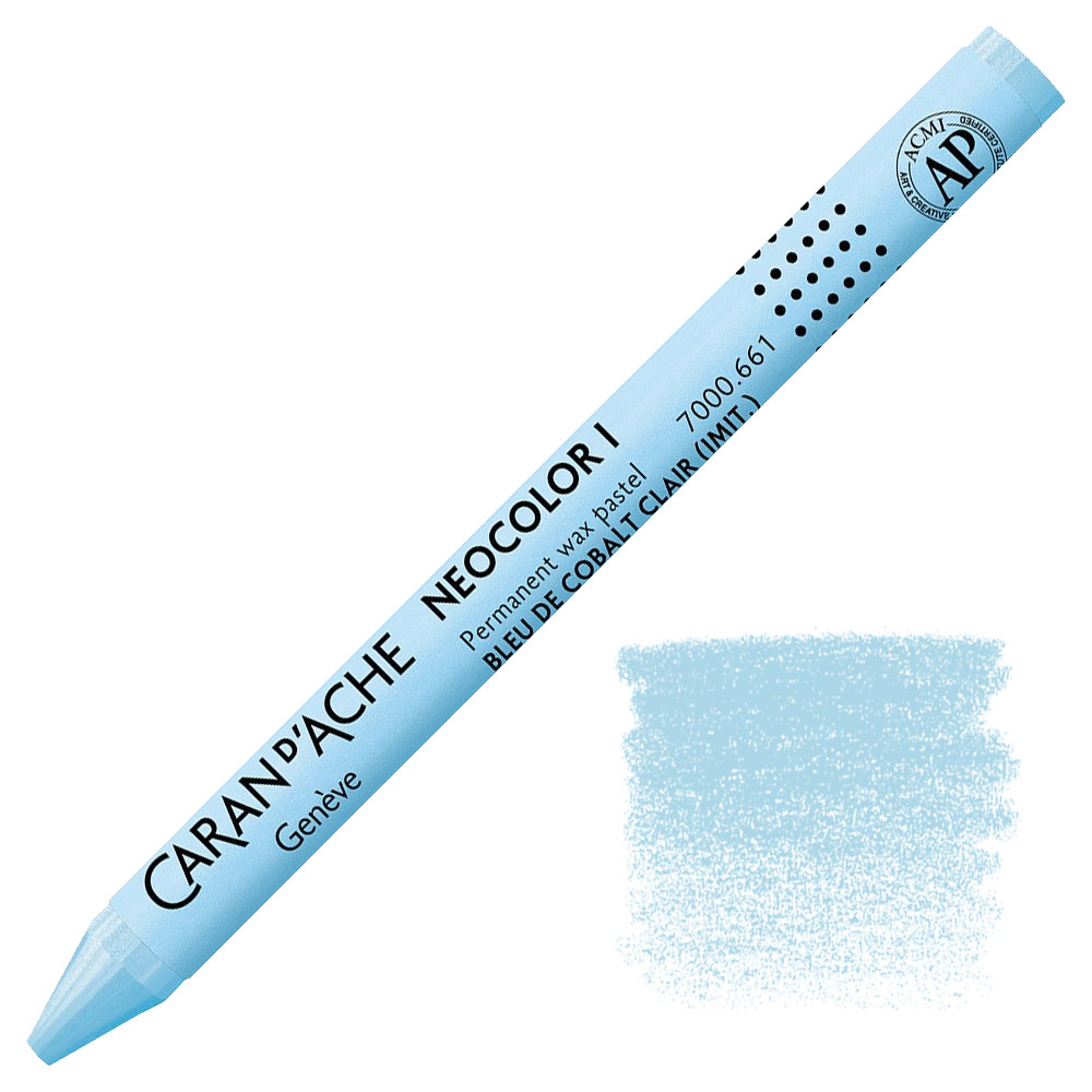 Caran d'Ache Neocolor I Permanent Wax Pastel Light Cobalt Blue