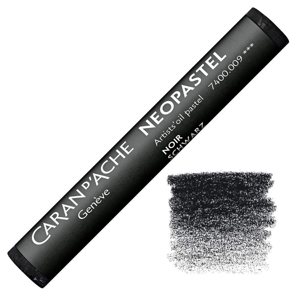 Caran d'Ache Neopastel Artists' Oil Pastel Black