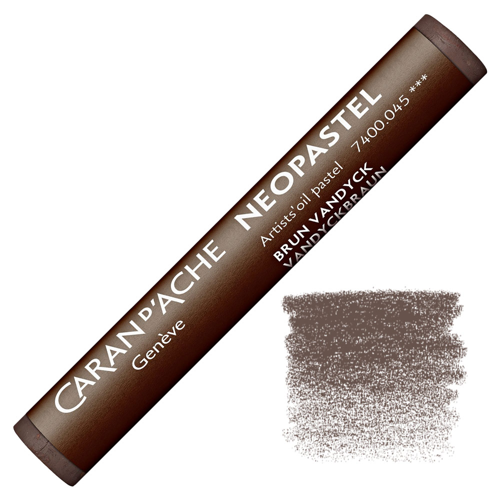 Caran d'Ache Neopastel Artists' Oil Pastel Vandycke Brown