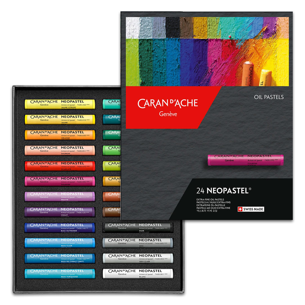 Caran d'Ache Neopastel Artists' Oil Pastel 24 Set
