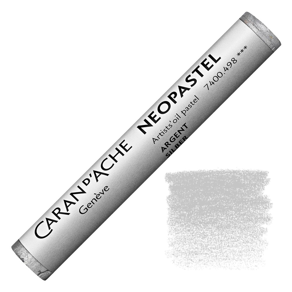 Caran d'Ache Neopastel Artists' Oil Pastel Silver
