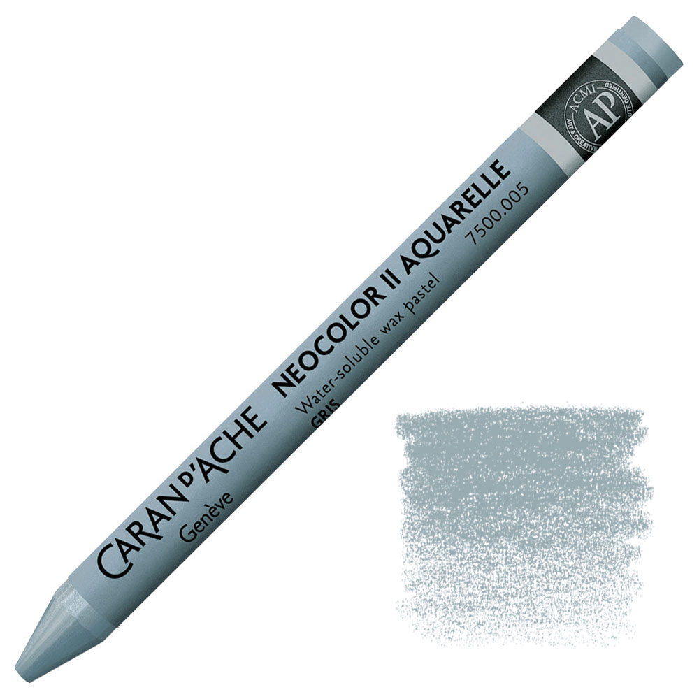 Caran d'Ache Neocolor II Water Soluble Wax Pastel Grey