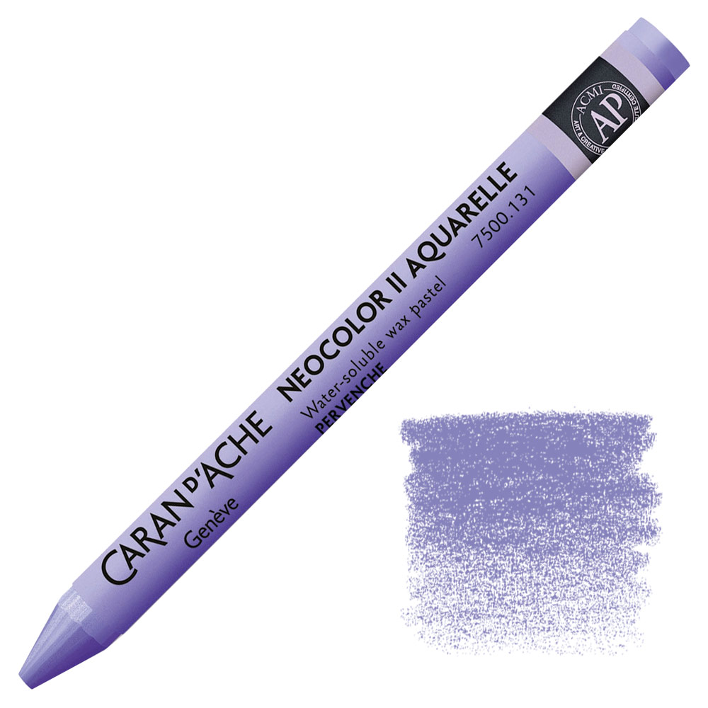Caran d'Ache Neocolor II Water Soluble Wax Pastel Periwinkle Blue