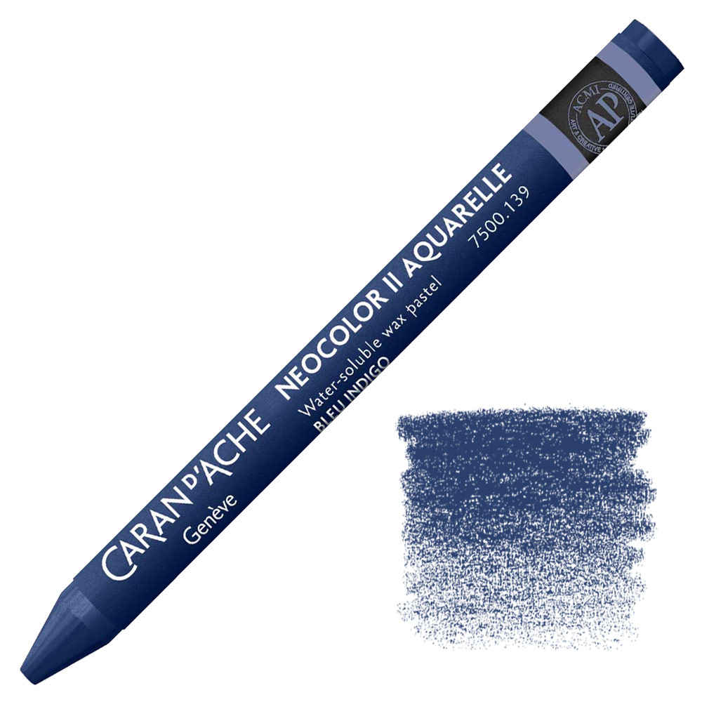 Caran d'Ache Neocolor II Water-Soluble Wax Pastels - Sky Blue, No. 141
