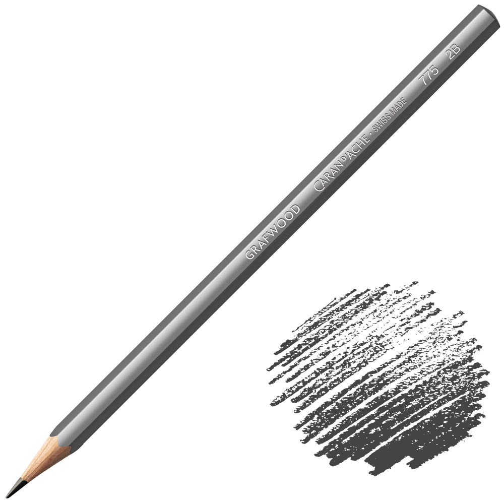 Caran d'Ache Grafwood 775 Graphite Pencil 2B