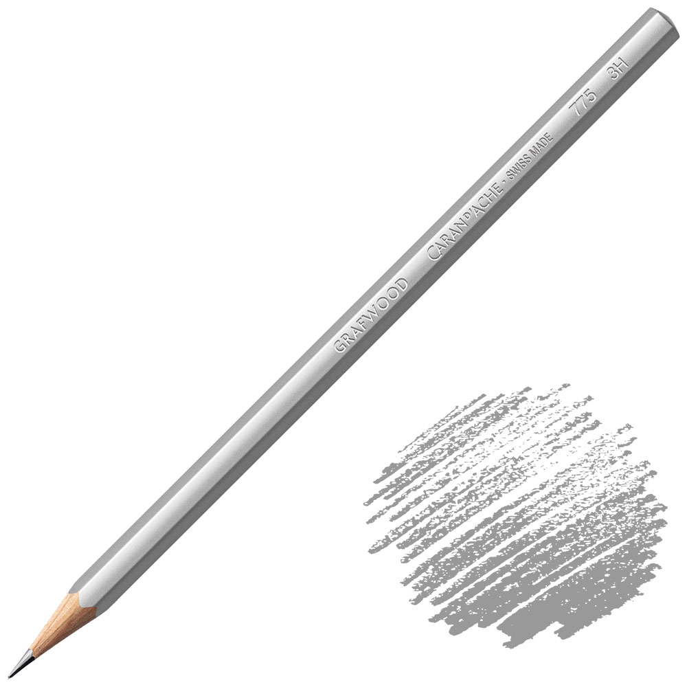 Caran d'Ache Grafwood 775 Graphite Pencil 3H