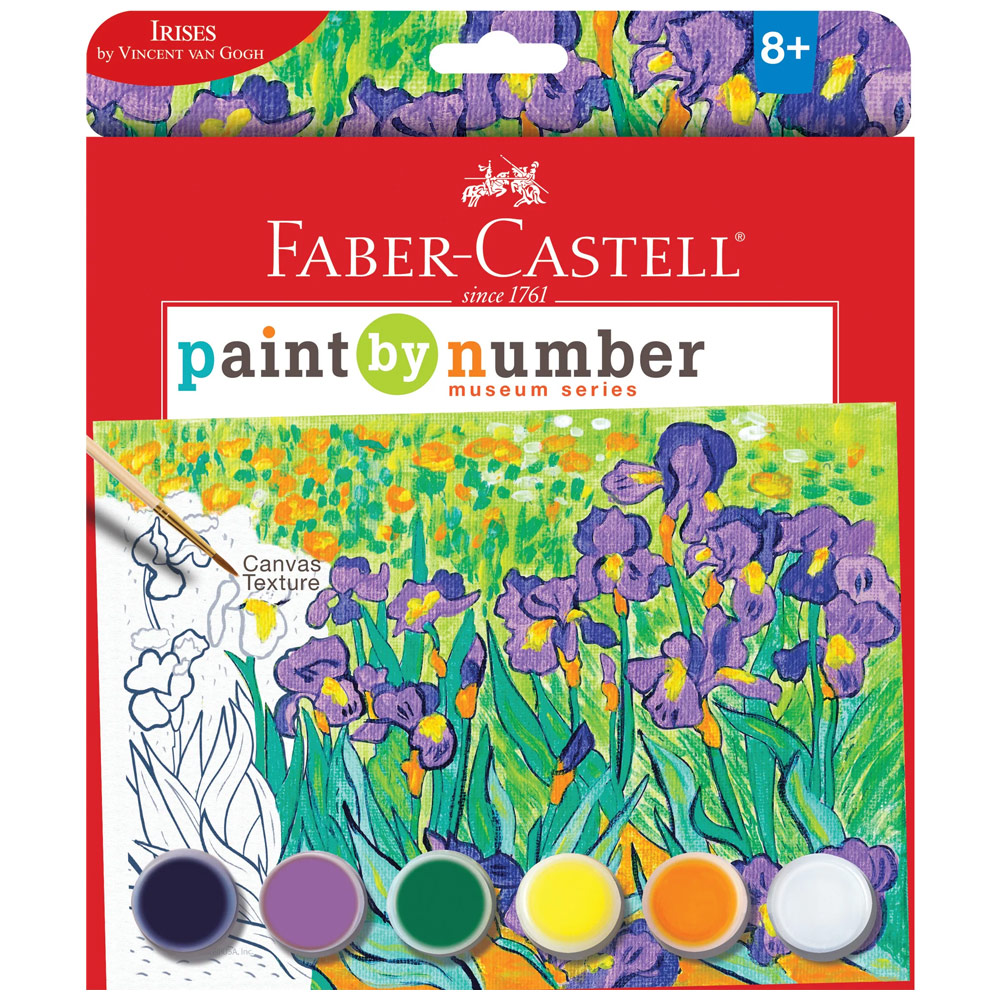 PAINT BY NUMBER MUSEUM IRISES