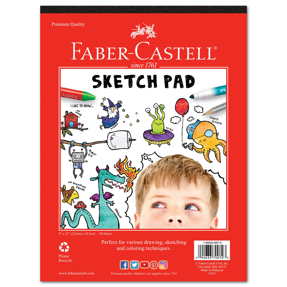 Faber-Castell Sketch Pad 9" x 12"