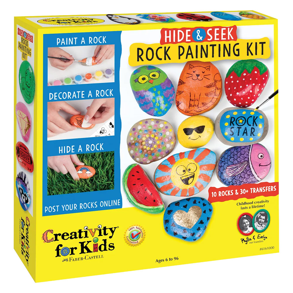 Creativity For Kids Kit: Hide & Seek Rock Painting