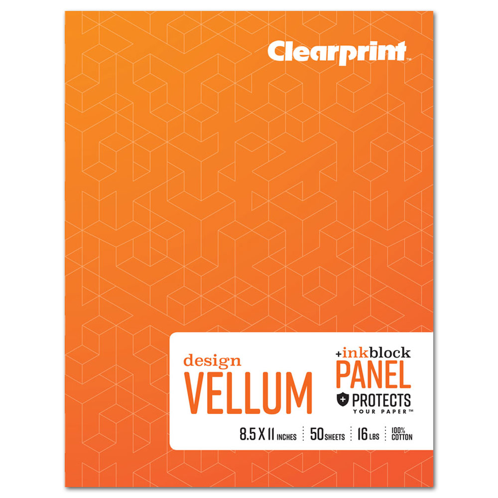 Clearprint Design Vellum 1000H Field Book 50 Sheets 8.5"x11"