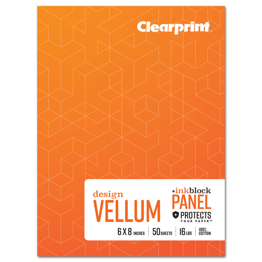 Clearprint Design Vellum 1000H Field Book 50 Sheets 6"x8"