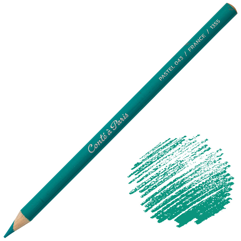 Conte a Paris Pastel Pencil Prussian Green 043