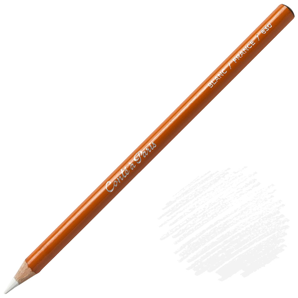Conte a Paris Drawing Pencil White
