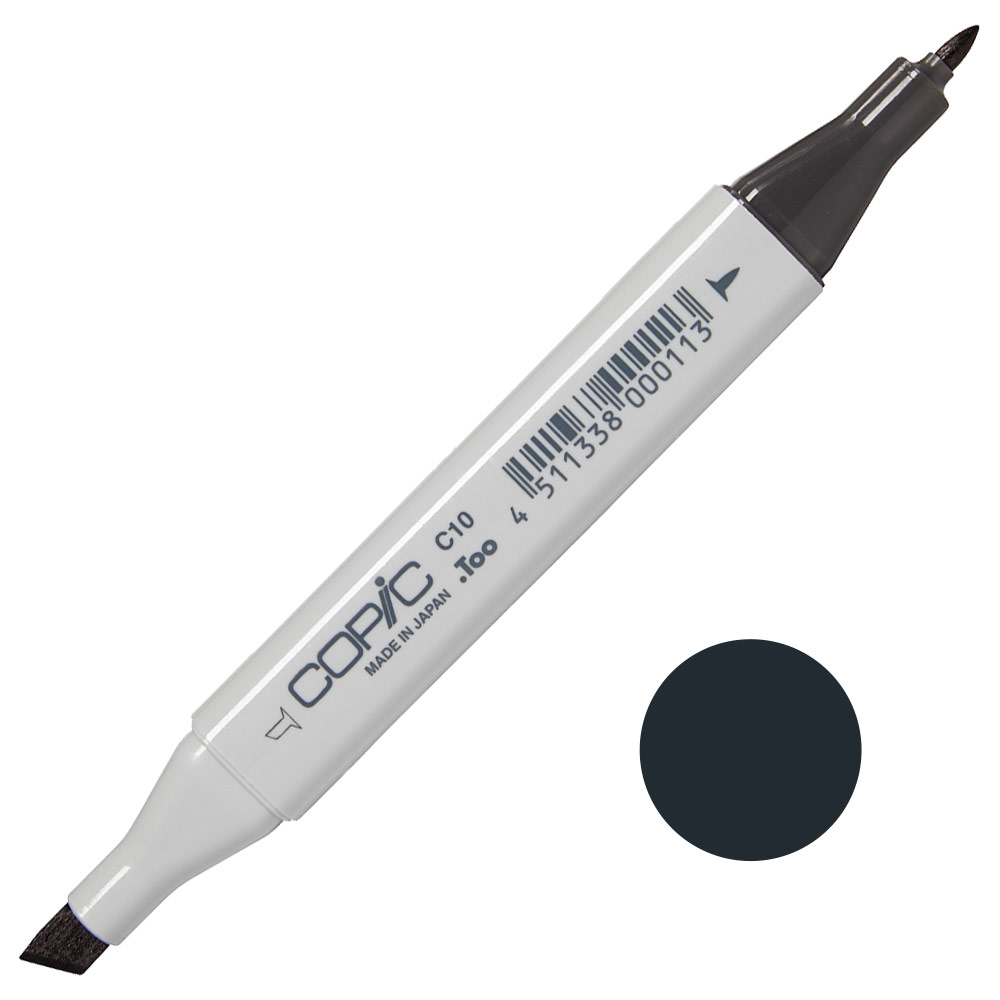 Copic Classic Alcohol Ink Marker C10 Cool Gray 10