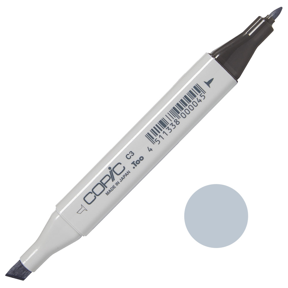 Copic Classic Alcohol Ink Marker C3 Cool Gray 3