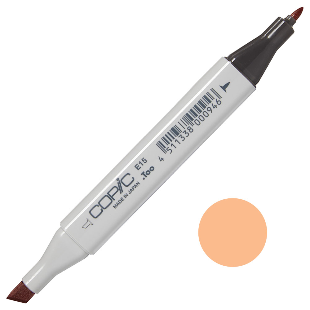 Copic Classic Alcohol Ink Marker E15 Dark Suntan