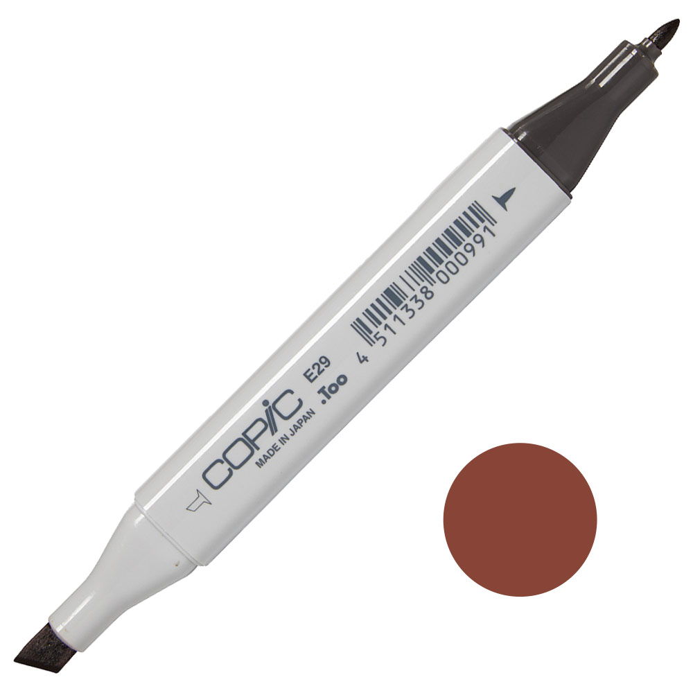 Copic Classic Alcohol Ink Marker E29 Burnt Umber