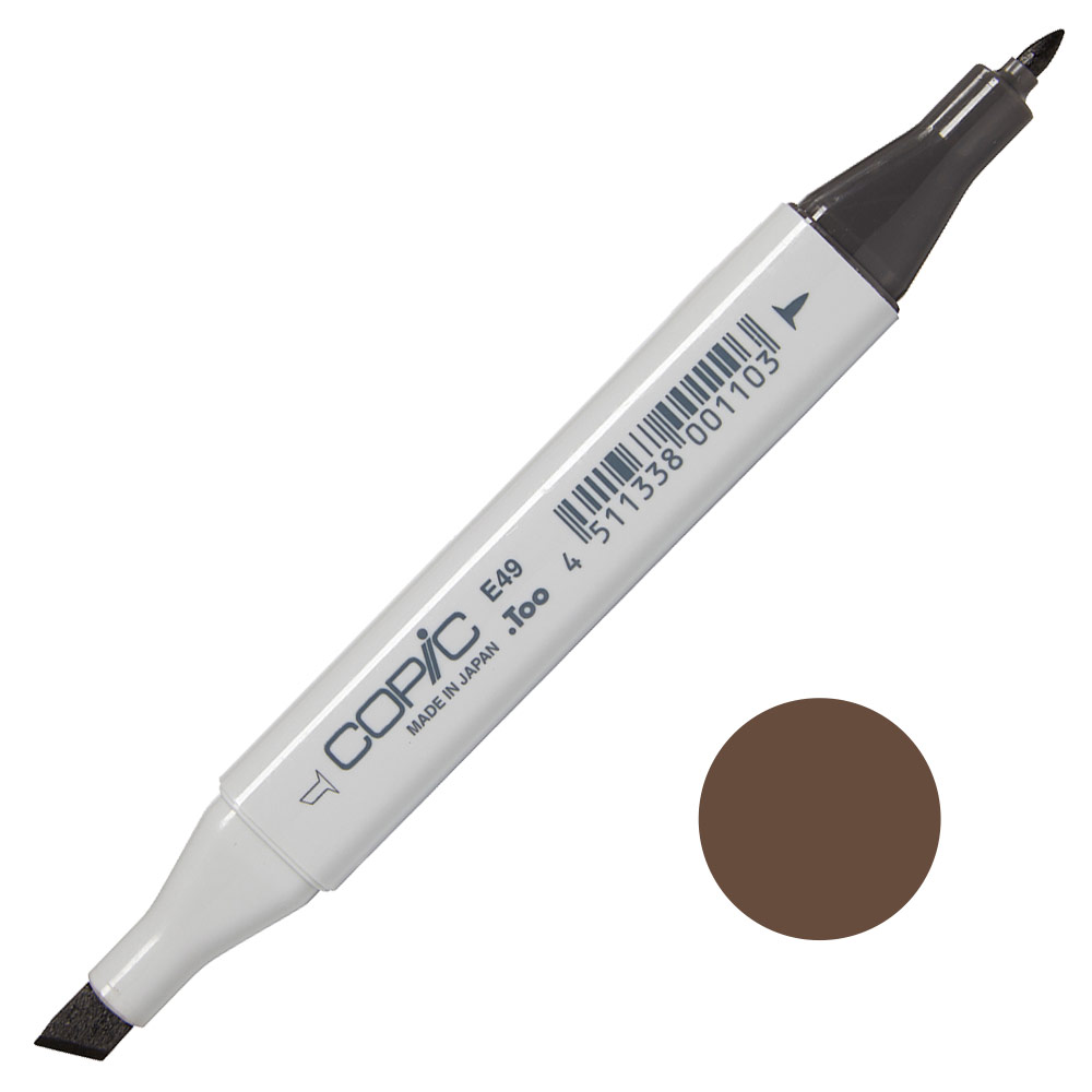 Copic Classic Alcohol Ink Marker E49 Dark Bark