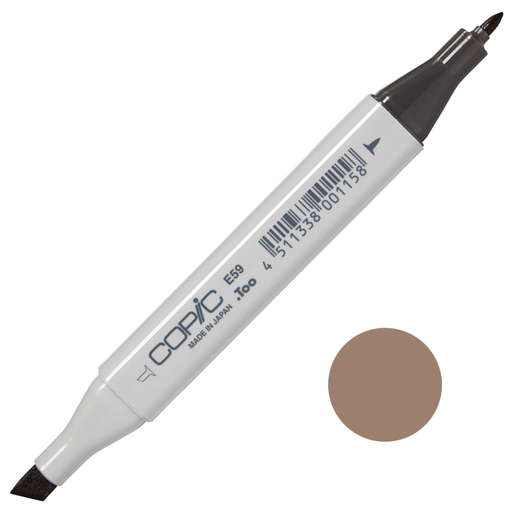 Copic Classic Alcohol Ink Marker E59 Walnut