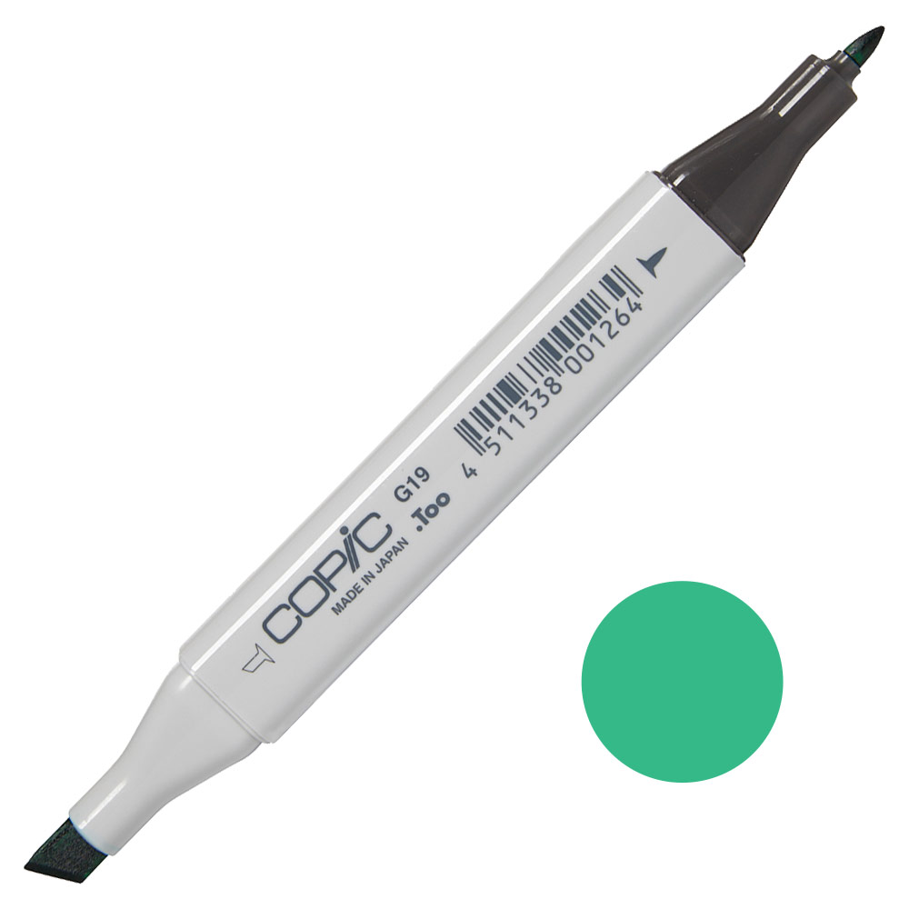 Copic Classic Alcohol Ink Marker G19 Bright Parrot Green