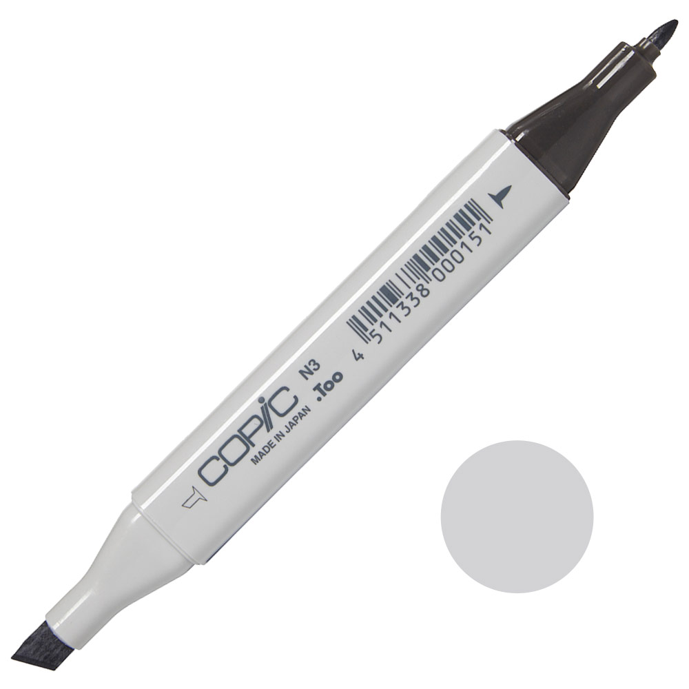 Copic Classic Alcohol Ink Marker N3 Neutral Gray 3