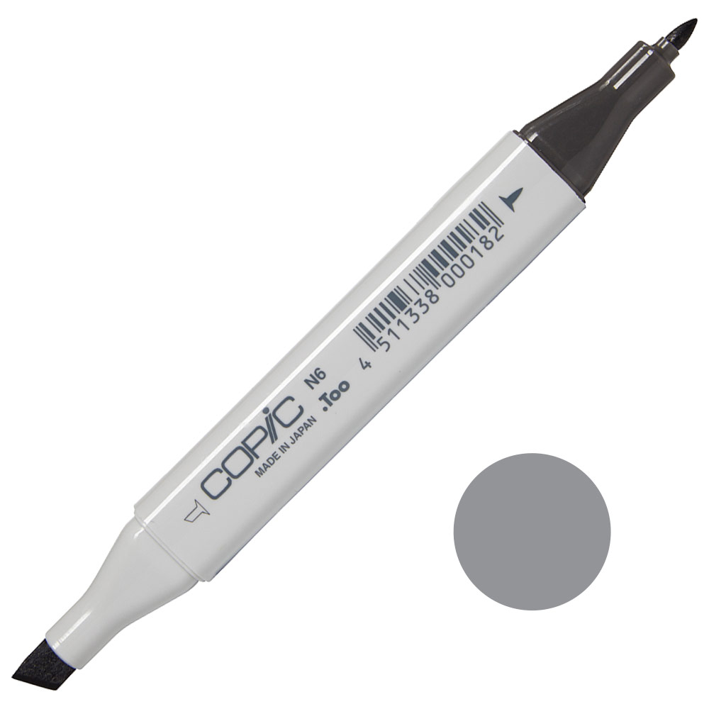 Copic Classic Alcohol Ink Marker N6 Neutral Gray 6