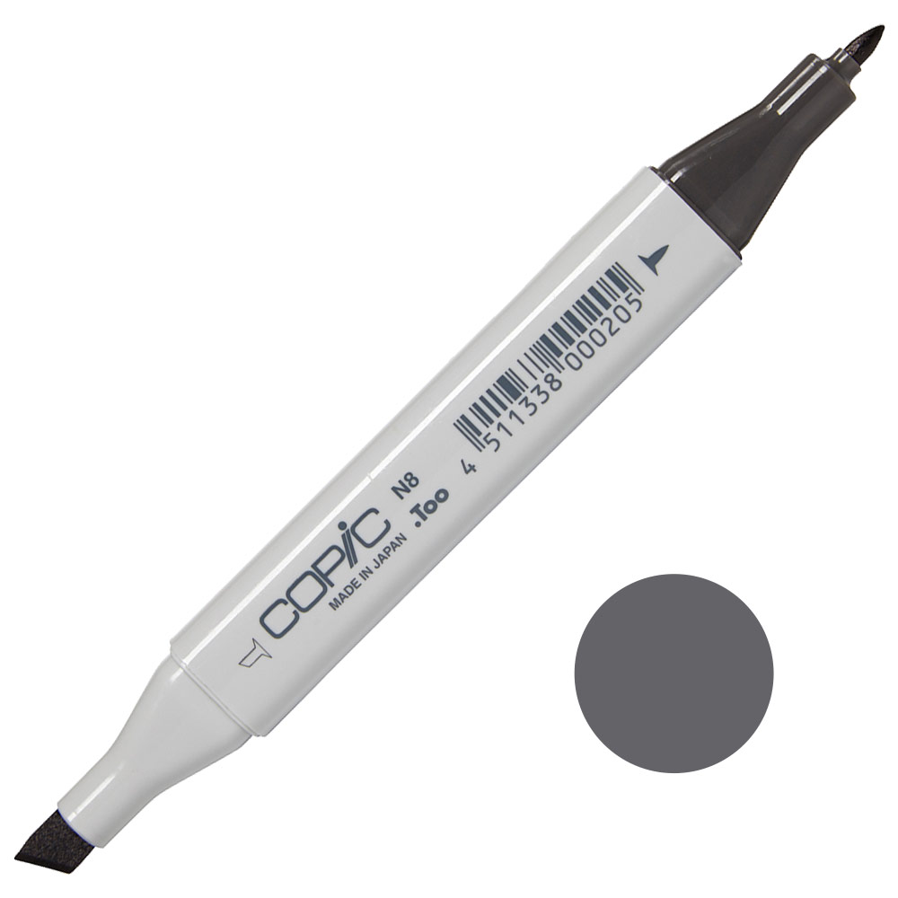 Copic Classic Alcohol Ink Marker N8 Neutral Gray 8