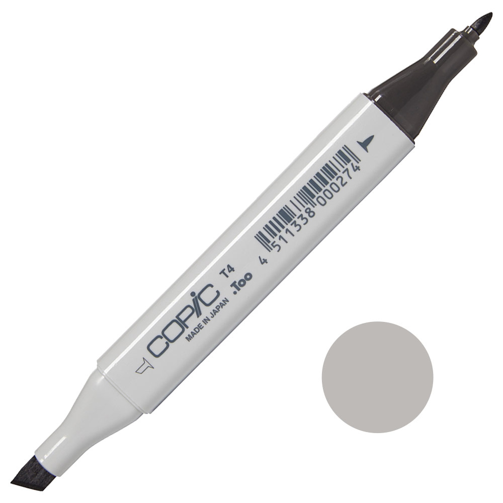 Copic Classic Alcohol Ink Marker T4 Toner Gray 4