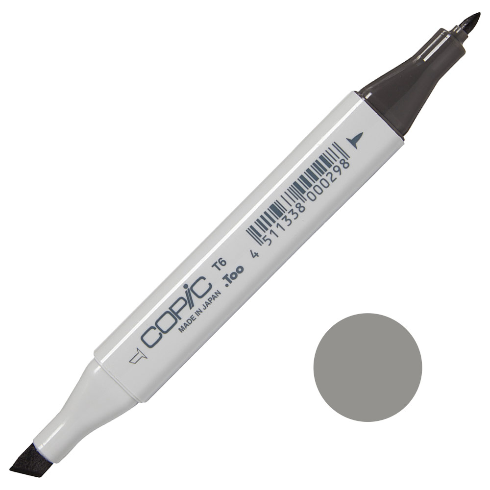 Copic Classic Alcohol Ink Marker T6 Toner Gray 6