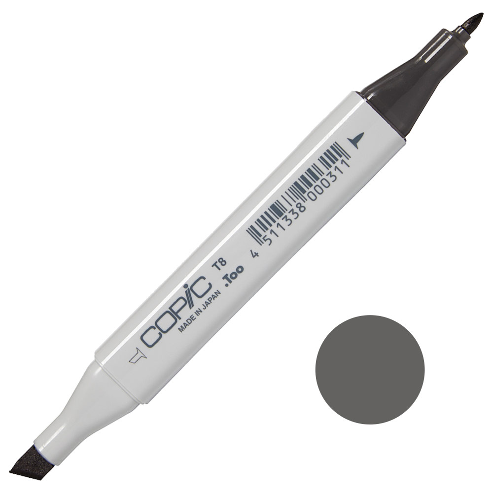 Copic Classic Alcohol Ink Marker T8 Toner Gray 8