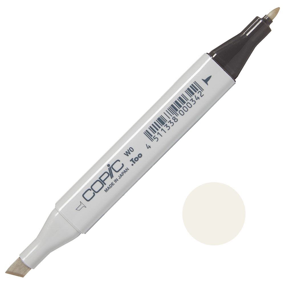 Copic Classic Alcohol Ink Marker W0 Warm Gray 0