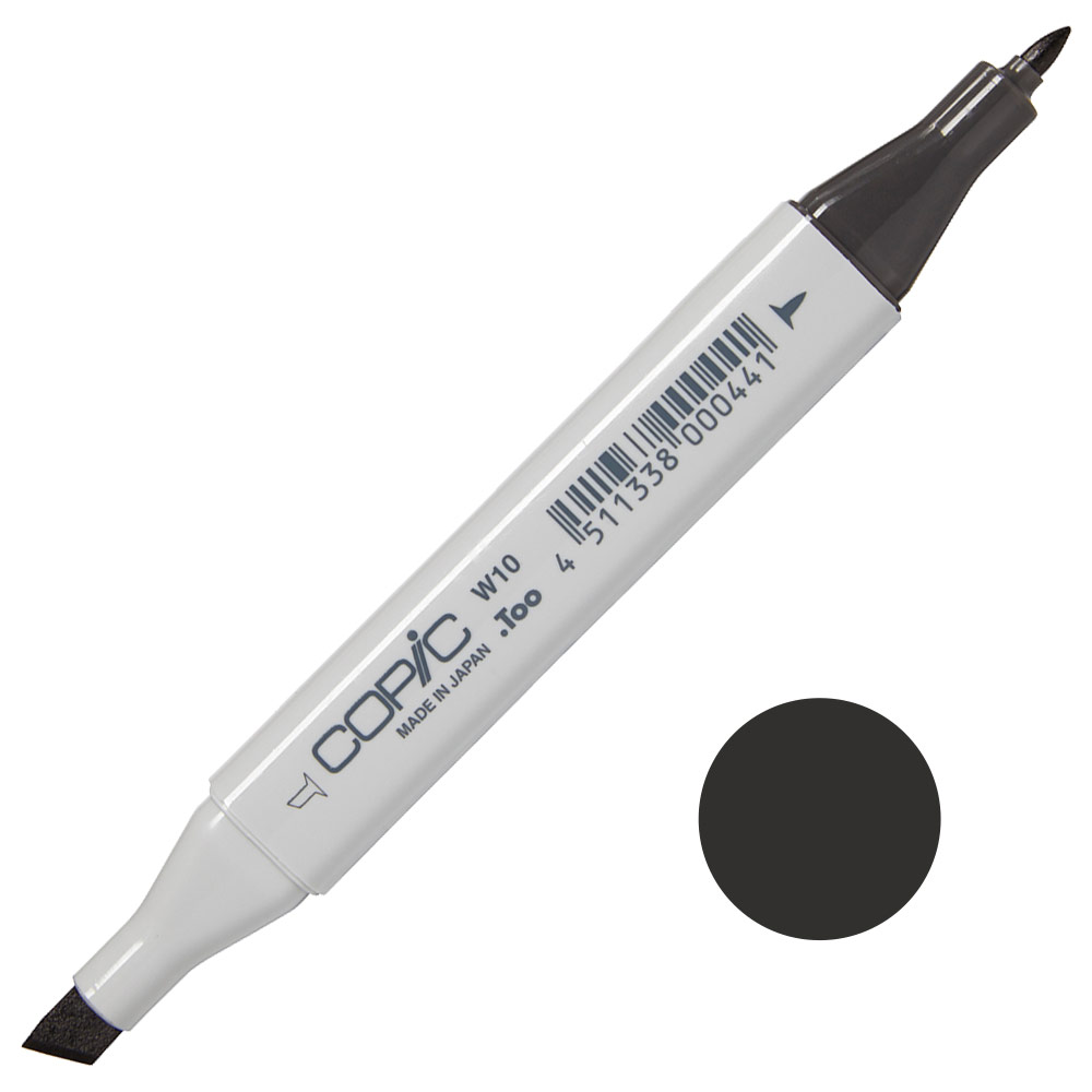 Copic Classic Alcohol Ink Marker W10 Warm Gray 10