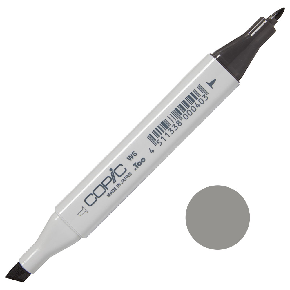 Copic Classic Alcohol Ink Marker W6 Warm Gray 6