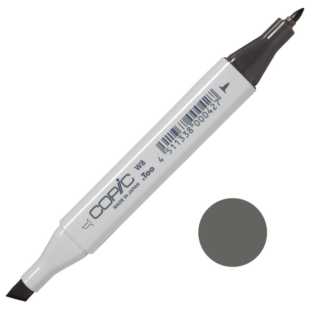Copic Classic Alcohol Ink Marker W8 Warm Gray 8