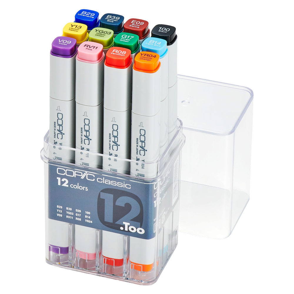 Copic Sketch Markers Assorted 36 Pack  Officeworks