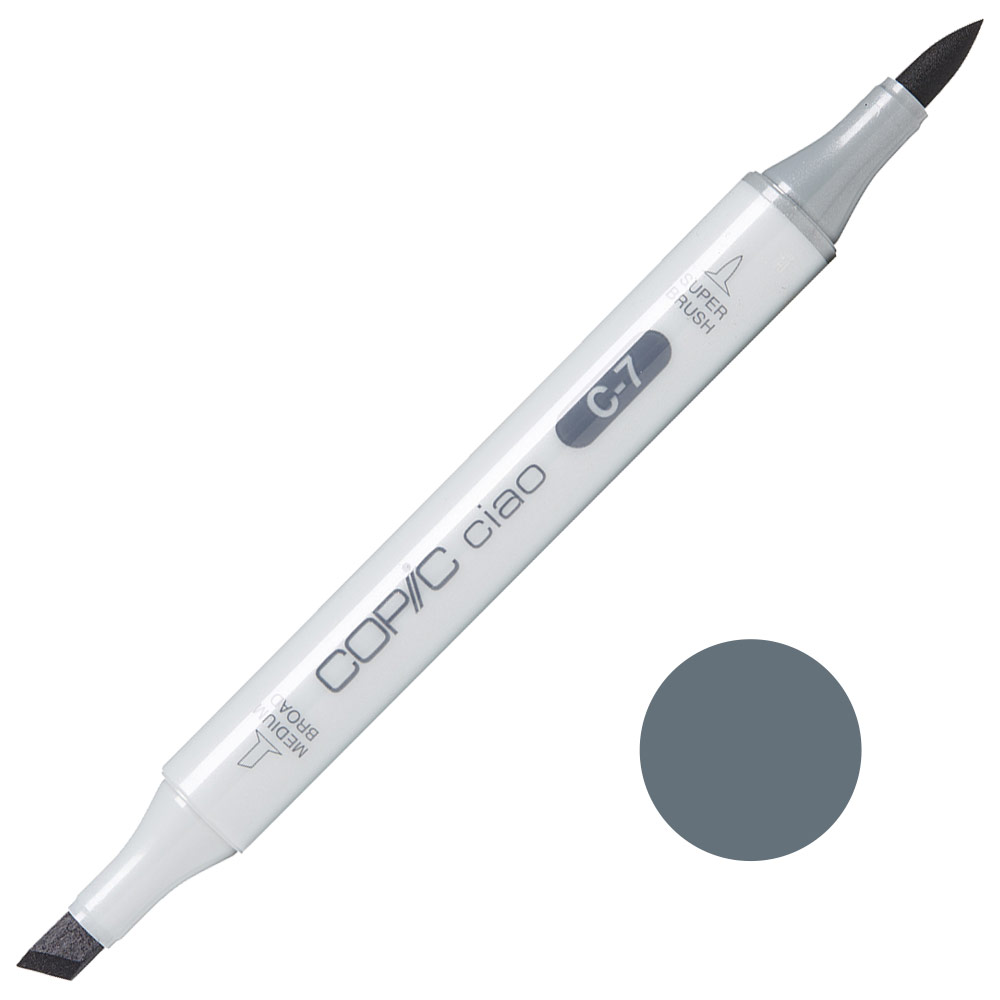 Copic Ciao Alcohol Ink Marker C7 Cool Gray