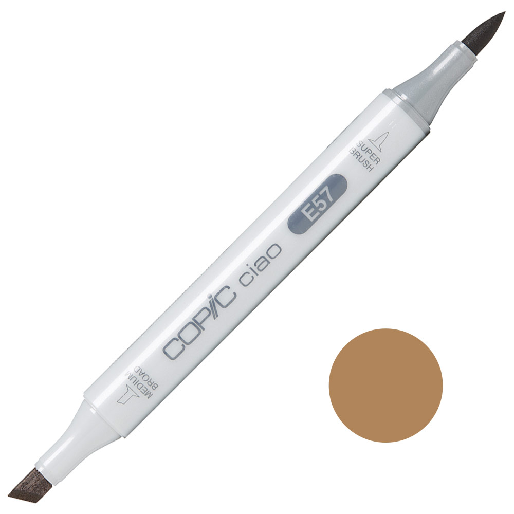 Copic Ciao Marker E57 Light Walnut