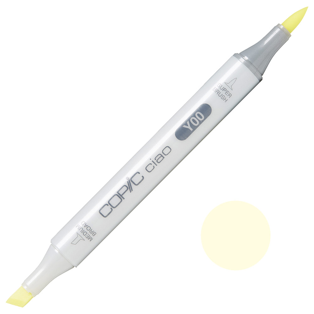 Copic Ciao Alcohol Ink Marker Y00 Barium Yellow