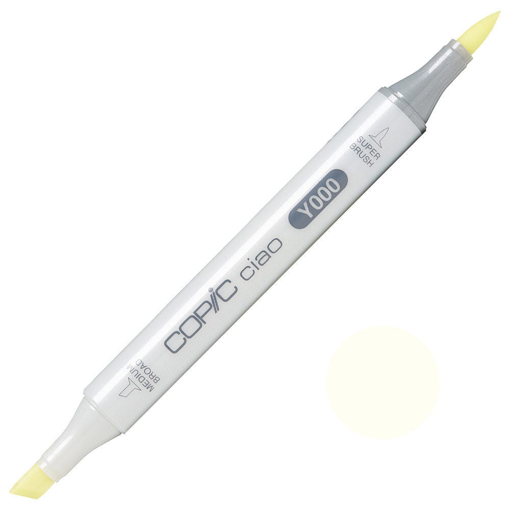 Copic Ciao Alcohol Ink Marker Y000 Pale Lemon
