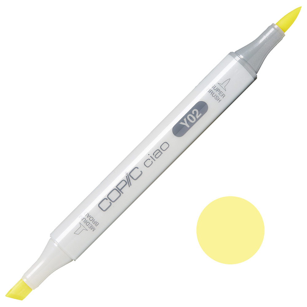 Copic Ciao Alcohol Ink Marker Y02 Canary Yellow