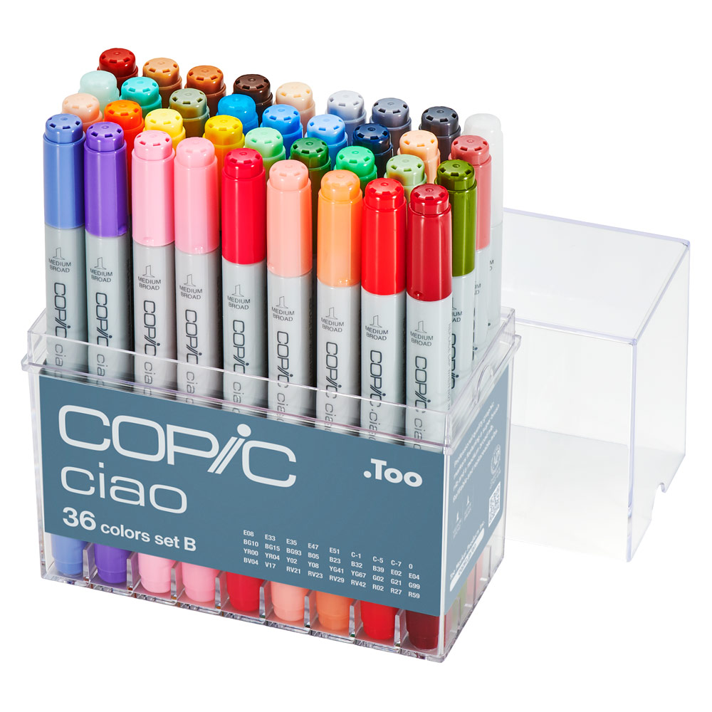 Copic Ciao 36 colors set B - COPIC Official Website
