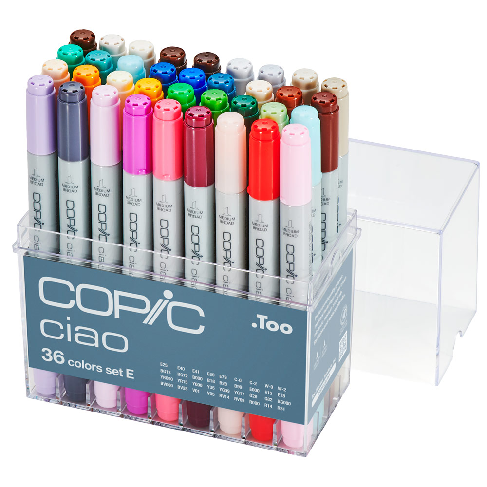 Copic Ciao Marker 36 Color Set E