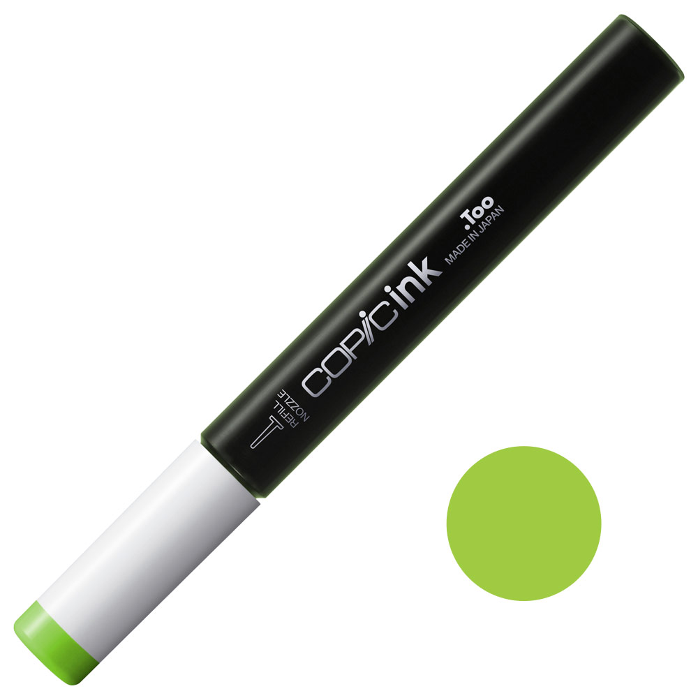 Copic Alcohol Ink Refill 12ml Fluorescent Dull Yellow Green FYG2